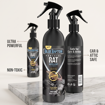 Blue Raptor Rat Repellent Spray for Cars – Powerful Rodent Protection