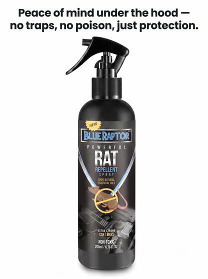 Blue Raptor Rat Repellent Spray for Cars – Powerful Rodent Protection