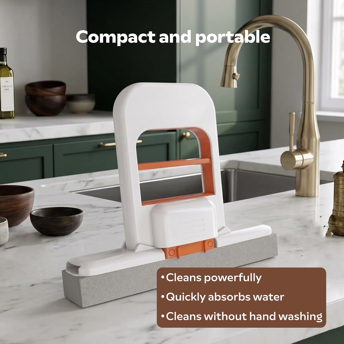 Mini Foldable Mop for Kitchen (Pack of 1)