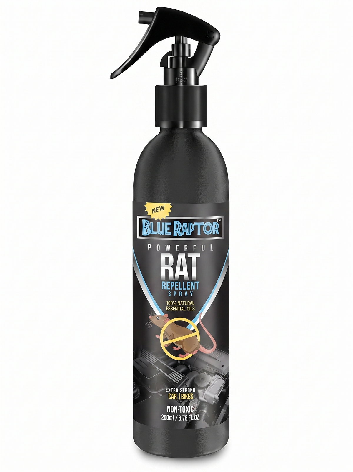 Blue Raptor Rat Repellent Spray for Cars – Powerful Rodent Protection